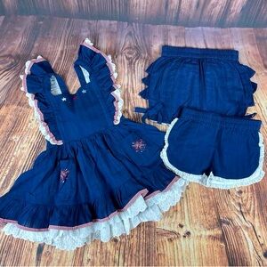 Love and Grow Clothing Pinafore Set